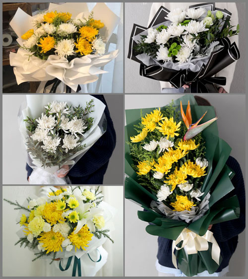 福建宁德古田县卓洋乡白事花束代送